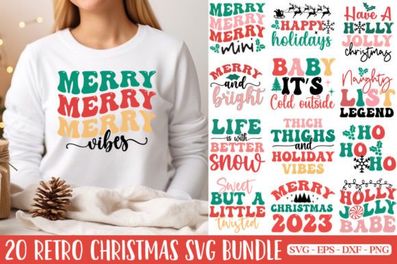 Download Retro Christmas SVG Bundle - Premium Resources