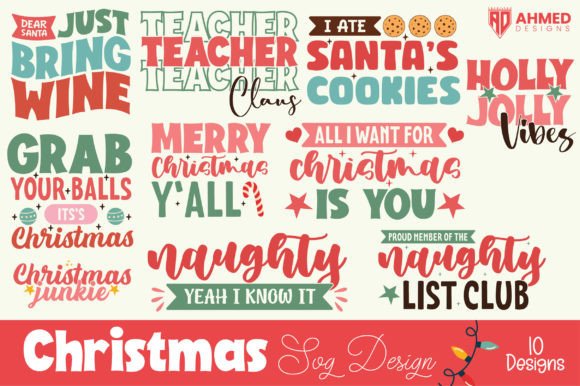 Download Retro Christmas SVG Bundle - Premium Resources