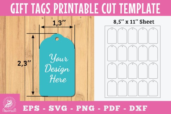 Download Gift Tags Rectangle Printable Cut - Print Collection