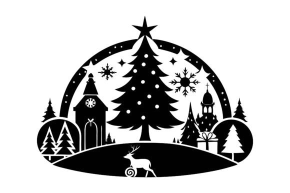 Download Retro Vintage Christmas Design. - Vintage christmas design Collection