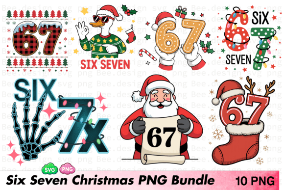 Download Funny Christmas 6 7 PNG, 6 7 Meme Xmas - Funny christmas Collection