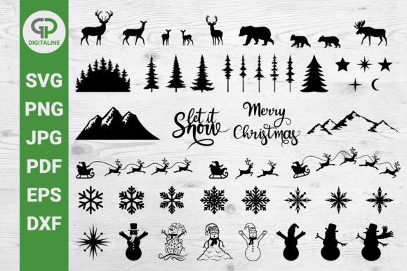 Download Christmas Bundle SVG Winter Elements SVG - Christmas bundle svg Collection