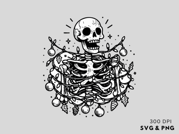 Download Funny Christmas Skeleton SVG PNG - Funny christmas Collection