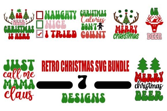 Download Retro Christmas SVG Bundle - Premium Bundle