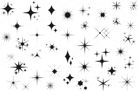 Download Sparkle Stars. SVG File Ready for Cricut - Star Collection