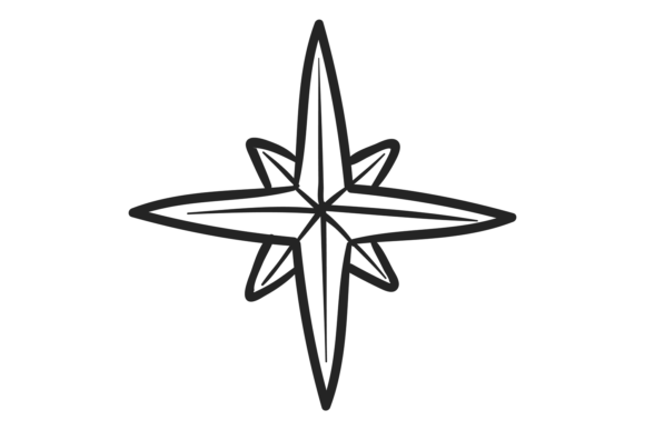 Download Christmas Star Doodle. Holiday Decoratio - Star Collection