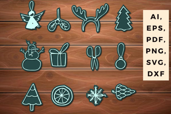 Download 3d Christmas Ornament Cut Files Bundle 3 - 3d christmas ornament Collection