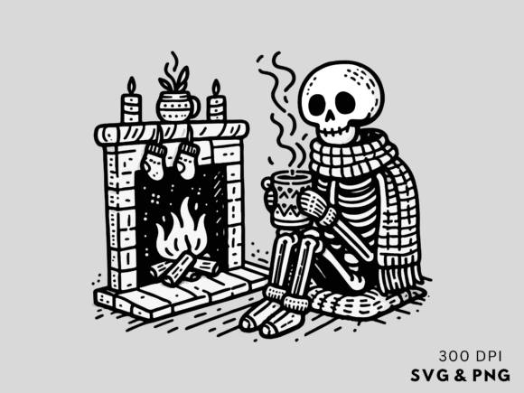 Download Funny Christmas Skeleton SVG PNG - Funny christmas Collection